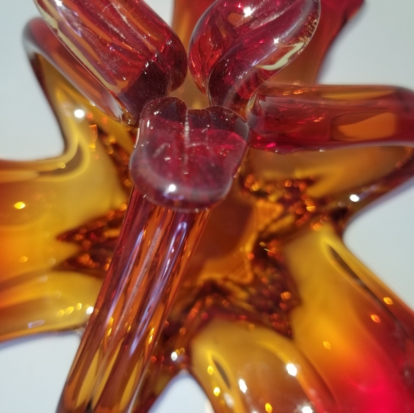 MCM HANDBLOWN GLASS ART DECORATIVE OBJECT - Picture 3 of 4